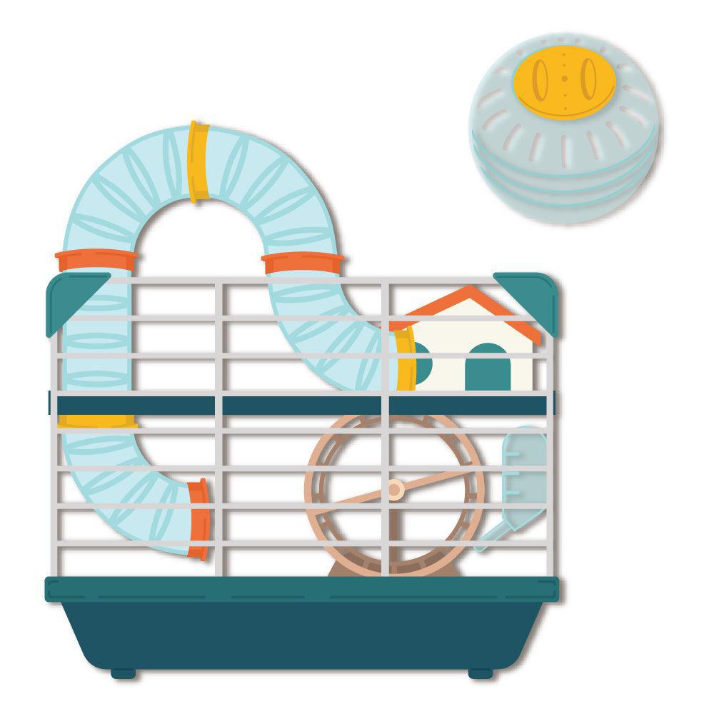 Honey Bee Stamps - Honey Cuts - Lovely Layers: Hamster House-ScrapbookPal
