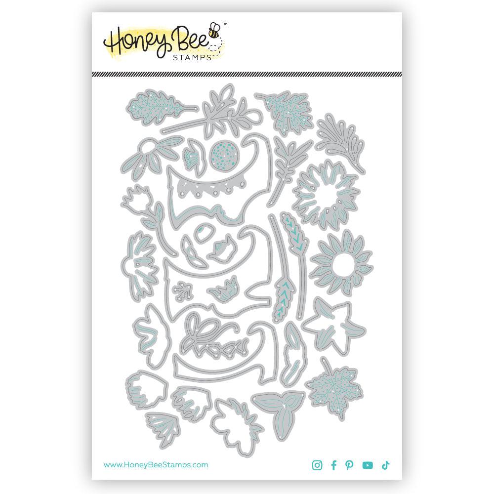 Honey Bee Stamps - Honey Cuts - Lovely Layers: Mini Fall Florals-ScrapbookPal