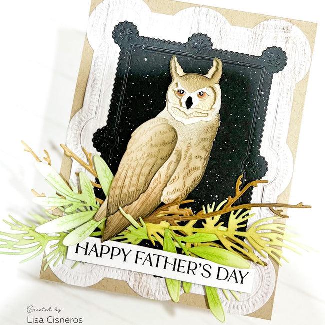 Honey Bee Stamps - Honey Cuts - Lovely Layers: Owl-ScrapbookPal