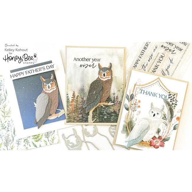 Honey Bee Stamps - Honey Cuts - Lovely Layers: Owl-ScrapbookPal