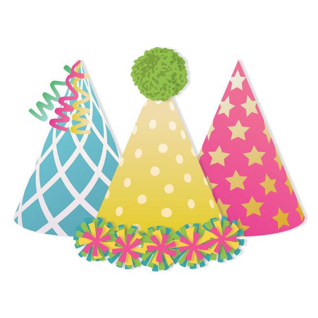Honey Bee Stamps - Honey Cuts - Lovely Layers: Party Hat-ScrapbookPal