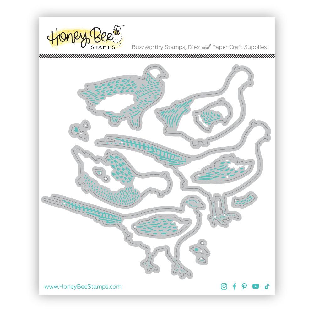 Honey Bee Stamps - Honey Cuts - Lovely Layers: Pheasant-ScrapbookPal