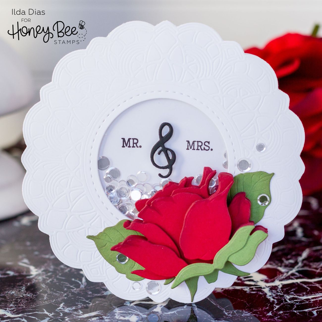 Honey Bee Stamps - Honey Cuts - Lovely Layers: Roses-ScrapbookPal