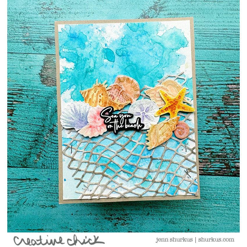 Honey Bee Stamps - Honey Cuts - Lovely Layers: Small Seashells-ScrapbookPal