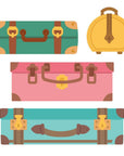 Honey Bee Stamps - Honey Cuts - Lovely Layers: Small Suitcases-ScrapbookPal