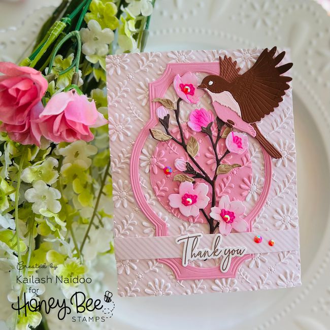 Honey Bee Stamps - Honey Cuts - Lovely Layers: Spring Birds-ScrapbookPal