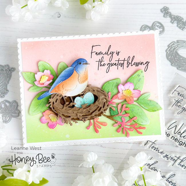 Honey Bee Stamps - Honey Cuts - Lovely Layers: Spring Birds-ScrapbookPal
