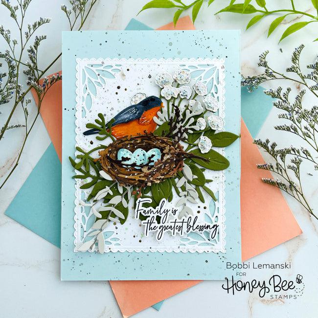 Honey Bee Stamps - Honey Cuts - Lovely Layers: Spring Birds-ScrapbookPal