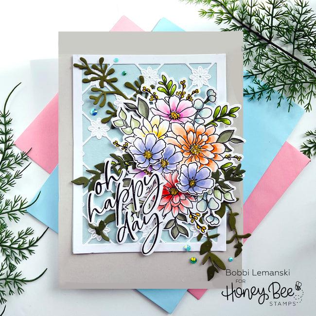 Honey Bee Stamps - Honey Cuts - Lovely Layers: Spring Greenery-ScrapbookPal