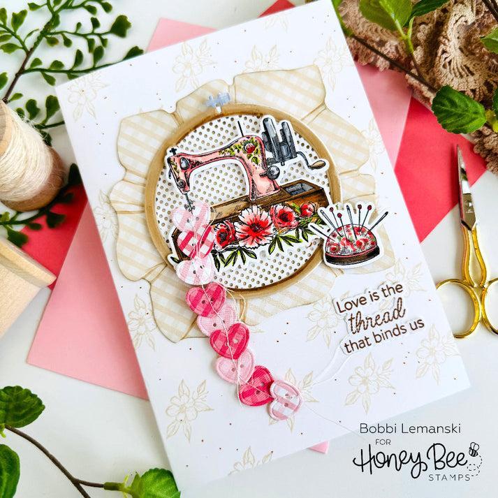 Honey Bee Stamps - Honey Cuts - Lovely Layers: Stitching Elements-ScrapbookPal