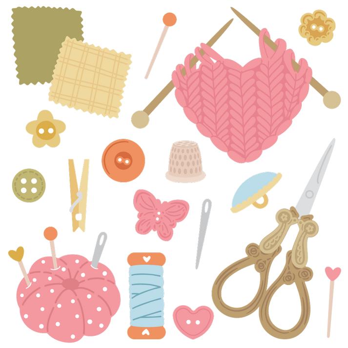 Honey Bee Stamps - Honey Cuts - Lovely Layers: Stitching Elements-ScrapbookPal