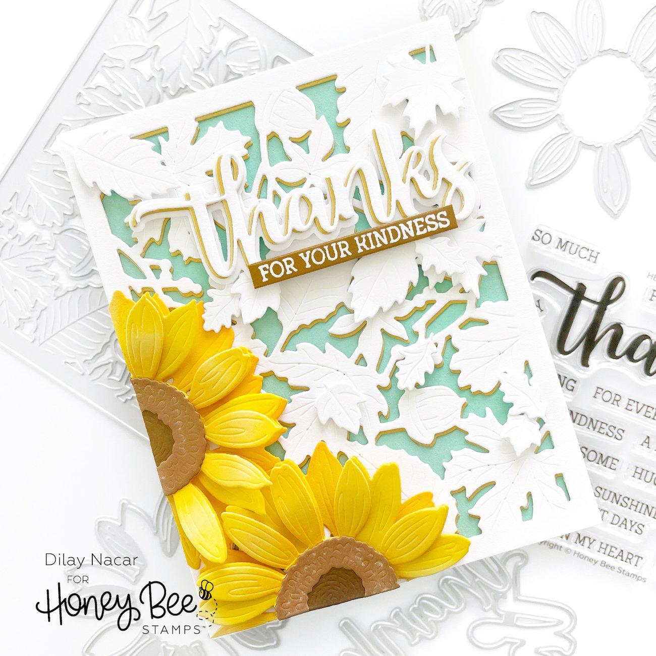Honey Bee Stamps - Honey Cuts - Lovely Layers: Sunflowers-ScrapbookPal