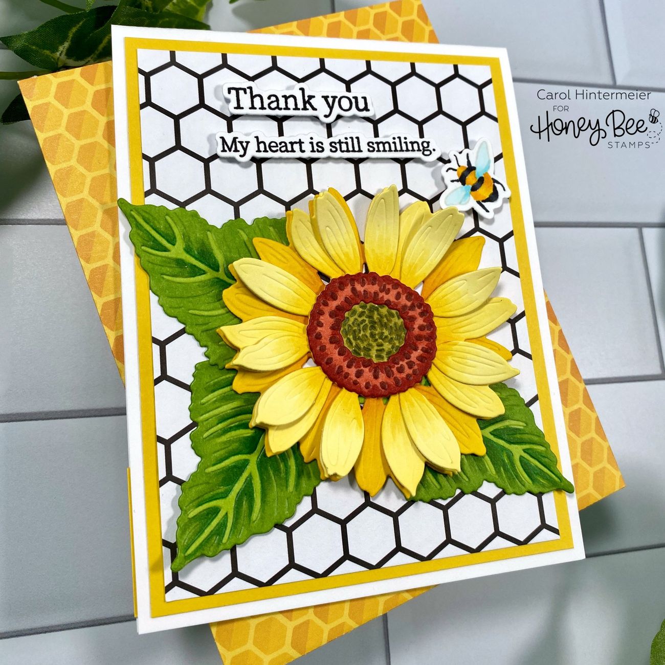 Honey Bee Stamps - Honey Cuts - Lovely Layers: Sunflowers-ScrapbookPal