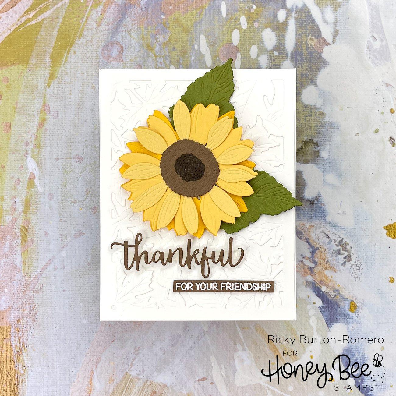Honey Bee Stamps - Honey Cuts - Lovely Layers: Sunflowers-ScrapbookPal