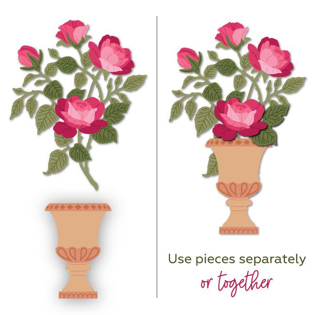 Honey Bee Stamps - Honey Cuts - Lovely Layers: Sweetheart Roses-ScrapbookPal