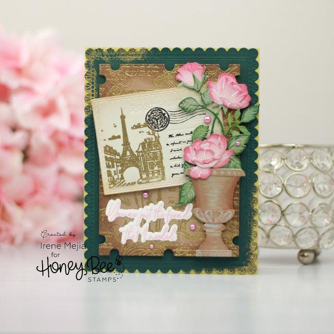 Honey Bee Stamps - Honey Cuts - Lovely Layers: Sweetheart Roses-ScrapbookPal