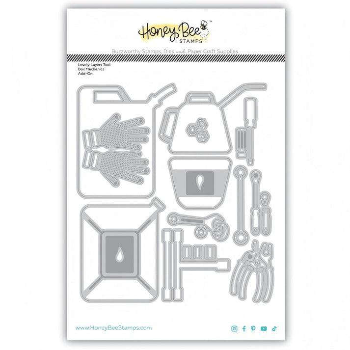 Honey Bee Stamps - Honey Cuts - Lovely Layers: Tool Box Mechanics Add-On-ScrapbookPal