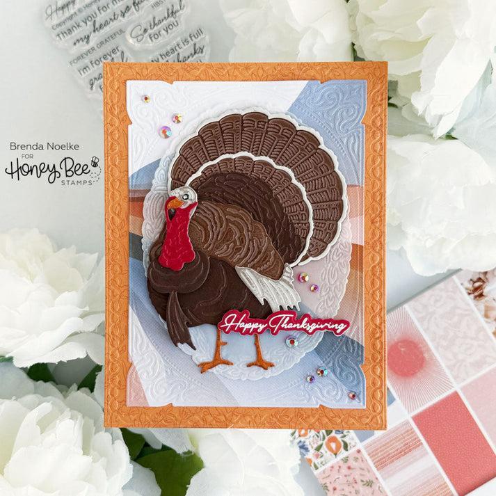 Honey Bee Stamps - Honey Cuts - Lovely Layers: Turkey-ScrapbookPal