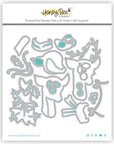 Honey Bee Stamps - Honey Cuts - Lovely Layers: Vintage Reindeer-ScrapbookPal