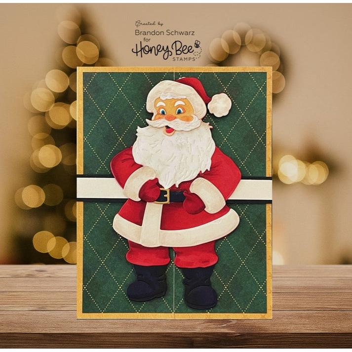 Honey Bee Stamps - Honey Cuts - Lovely Layers: Vintage Santa-ScrapbookPal
