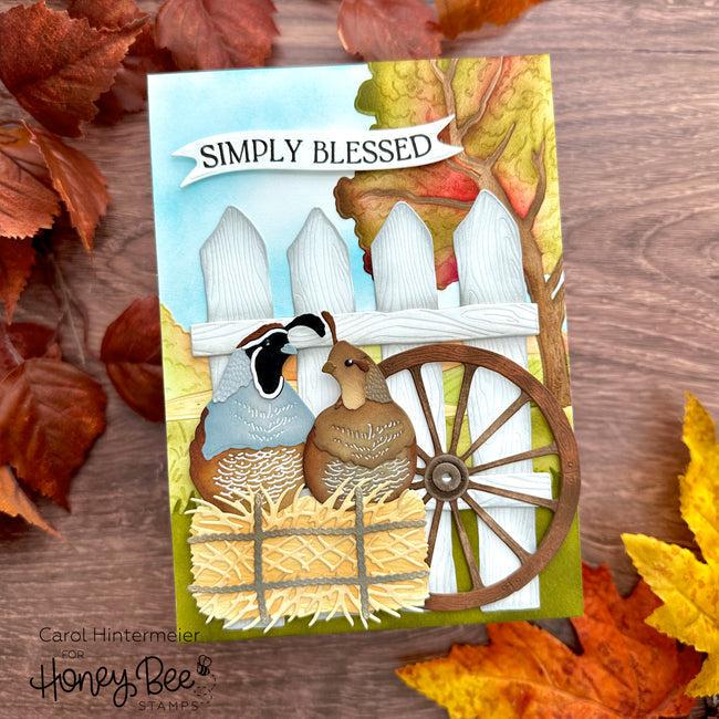 Honey Bee Stamps - Honey Cuts - Lovely Layers: Wagon Wheel-ScrapbookPal