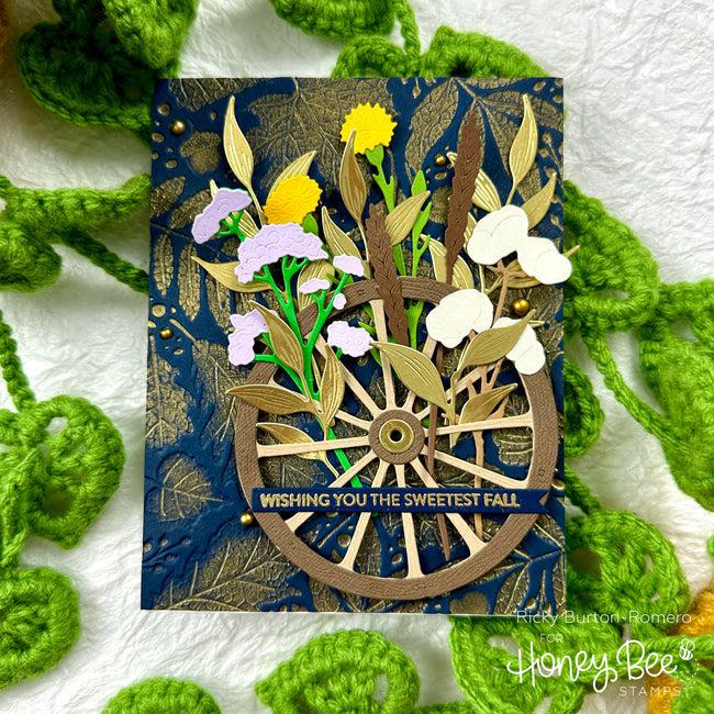Honey Bee Stamps - Honey Cuts - Lovely Layers: Wagon Wheel-ScrapbookPal