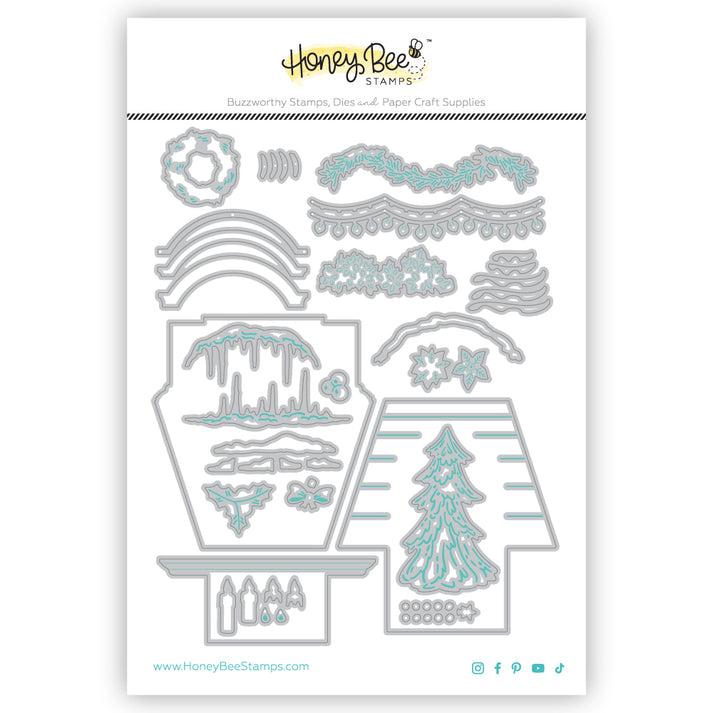 Honey Bee Stamps - Honey Cuts - Lovely Layers: Window - Holiday Add-On-ScrapbookPal