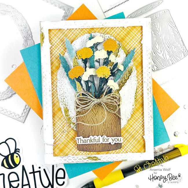 Honey Bee Stamps - Honey Cuts - Lovely Layers: Wood Vase-ScrapbookPal