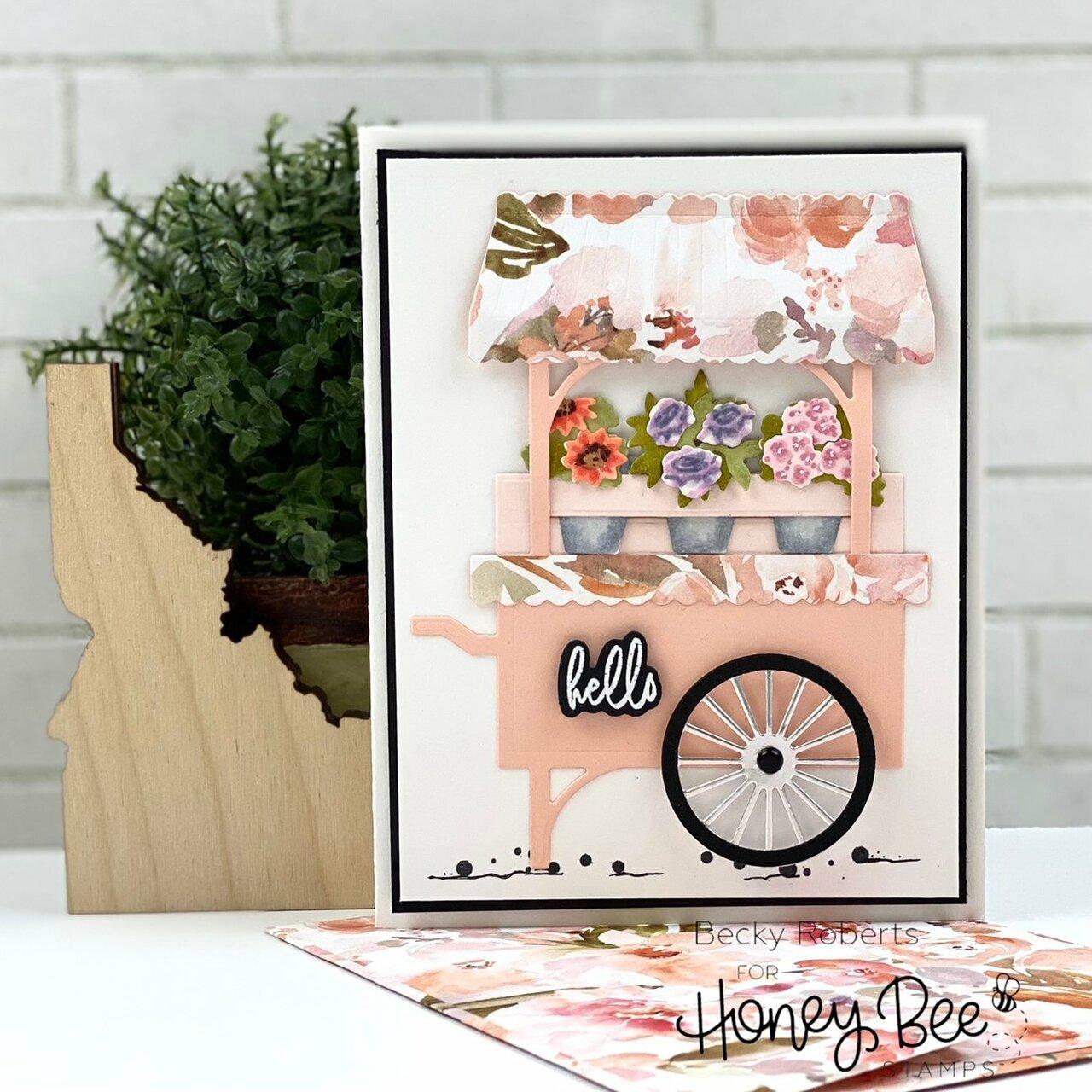 Honey Bee Stamps - Honey Cuts - Market Cart Builder-ScrapbookPal