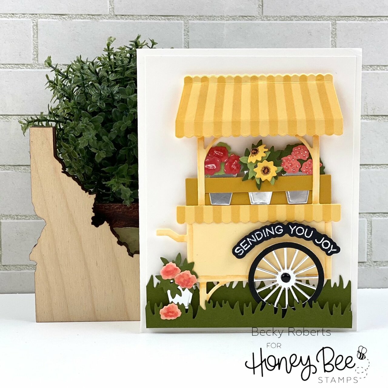 Honey Bee Stamps - Honey Cuts - Market Cart Builder-ScrapbookPal