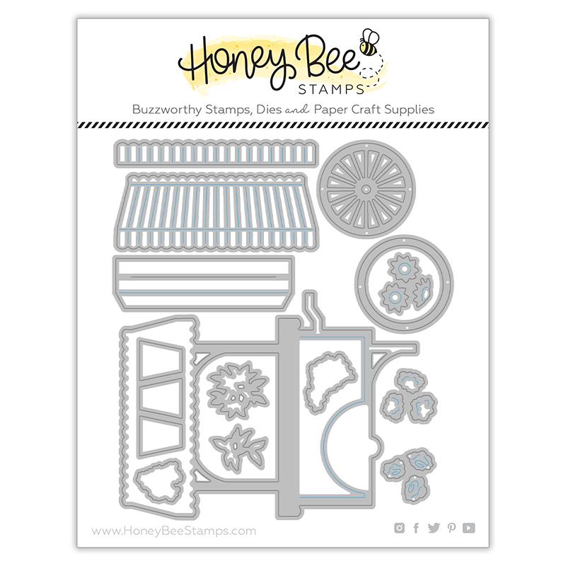 Honey Bee Stamps - Honey Cuts - Market Cart Builder-ScrapbookPal