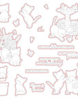 Honey Bee Stamps - Honey Cuts - Meow & Furever-ScrapbookPal