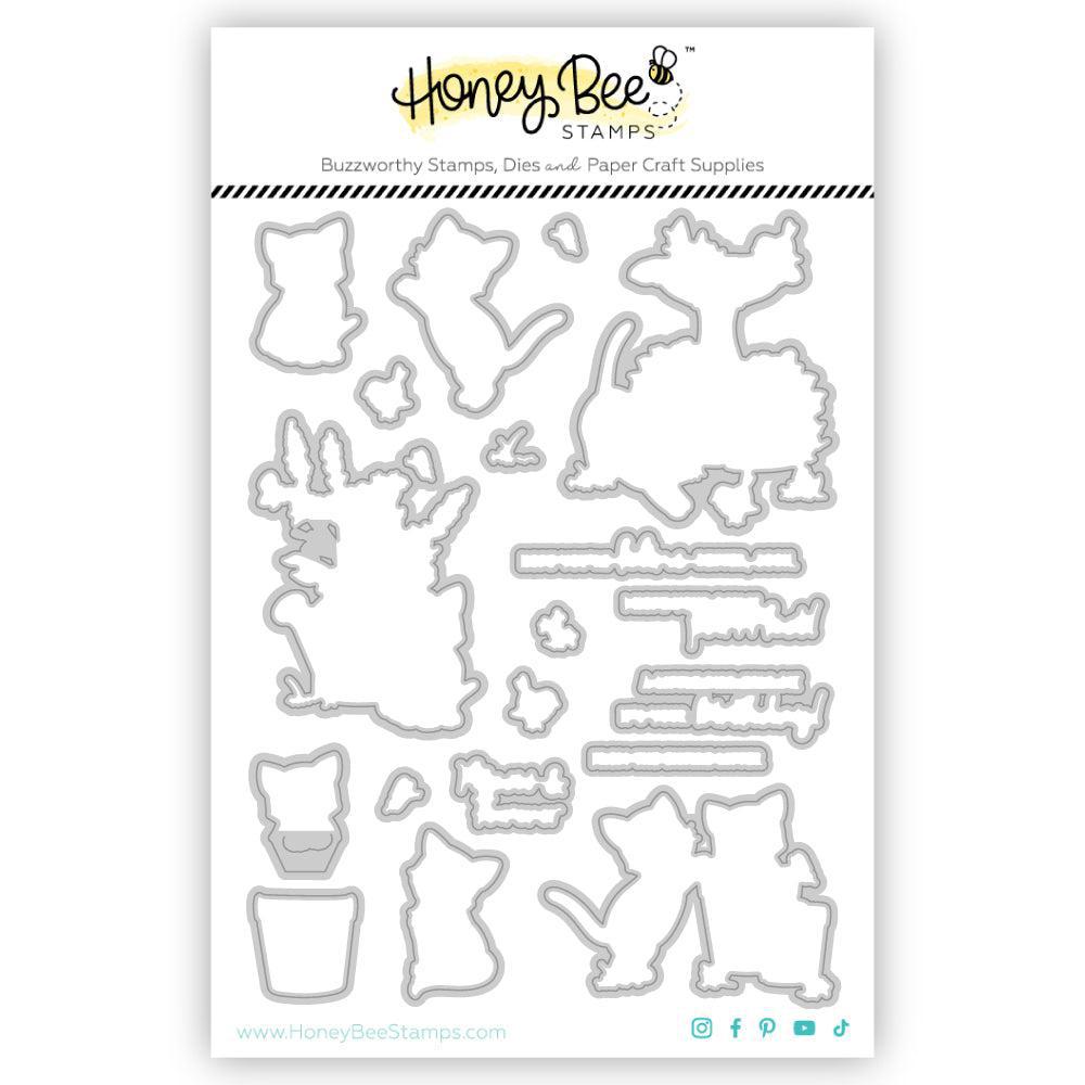 Honey Bee Stamps - Honey Cuts - Meow &amp; Furever-ScrapbookPal