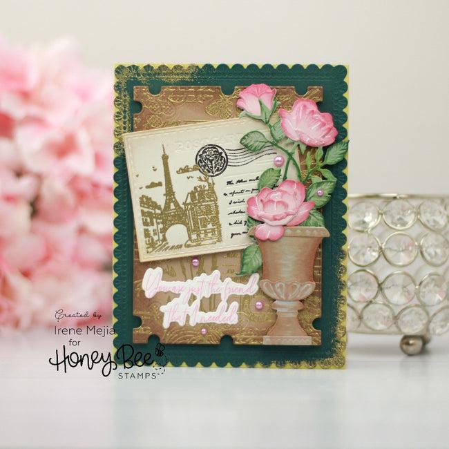 Honey Bee Stamps - Honey Cuts - Mini Postcard-ScrapbookPal