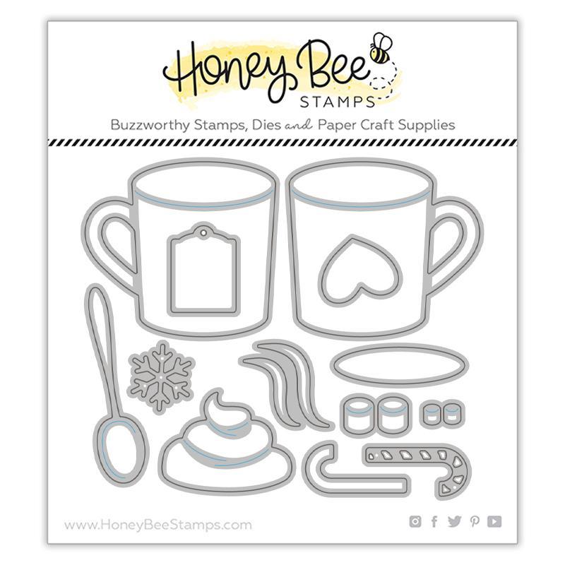 Honey Bee Stamps - Honey Cuts - Mugs & Kisses-ScrapbookPal