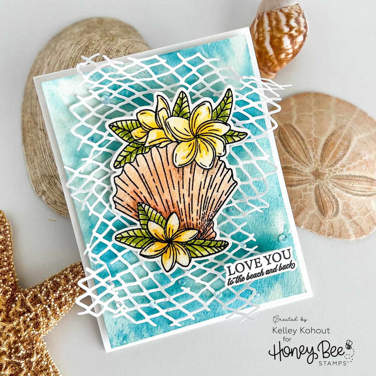 Honey Bee Stamps - Honey Cuts - Netting A2 Cover Plate-ScrapbookPal
