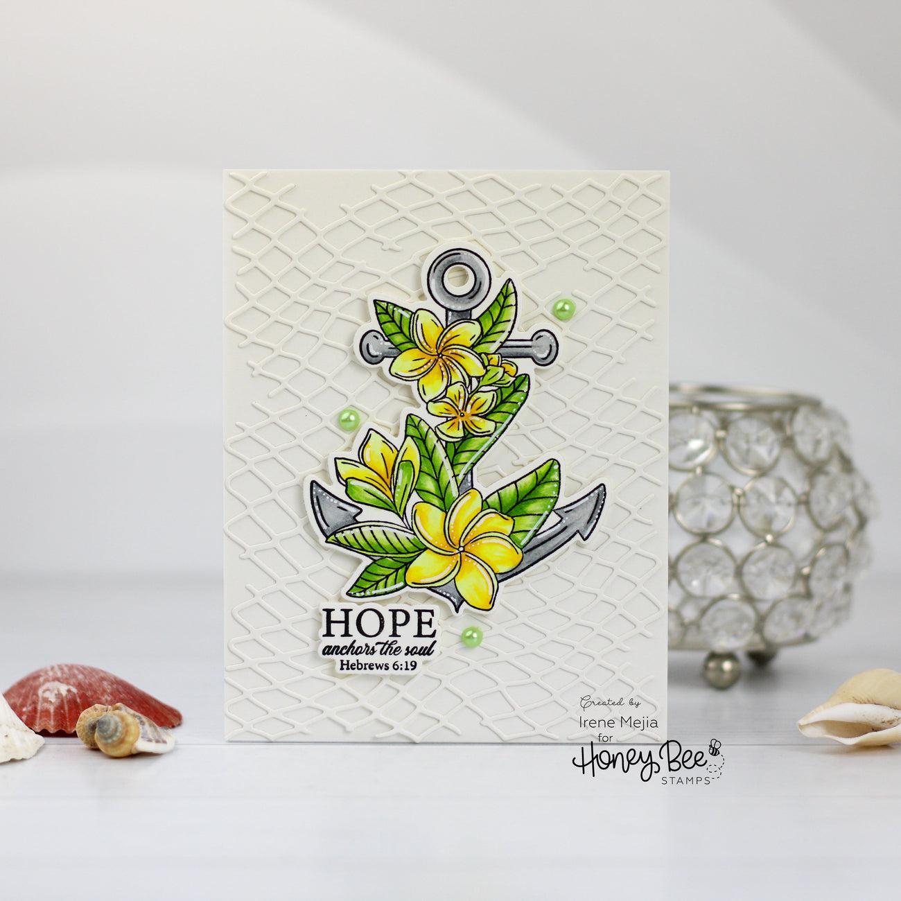 Honey Bee Stamps - Honey Cuts - Netting A2 Cover Plate-ScrapbookPal
