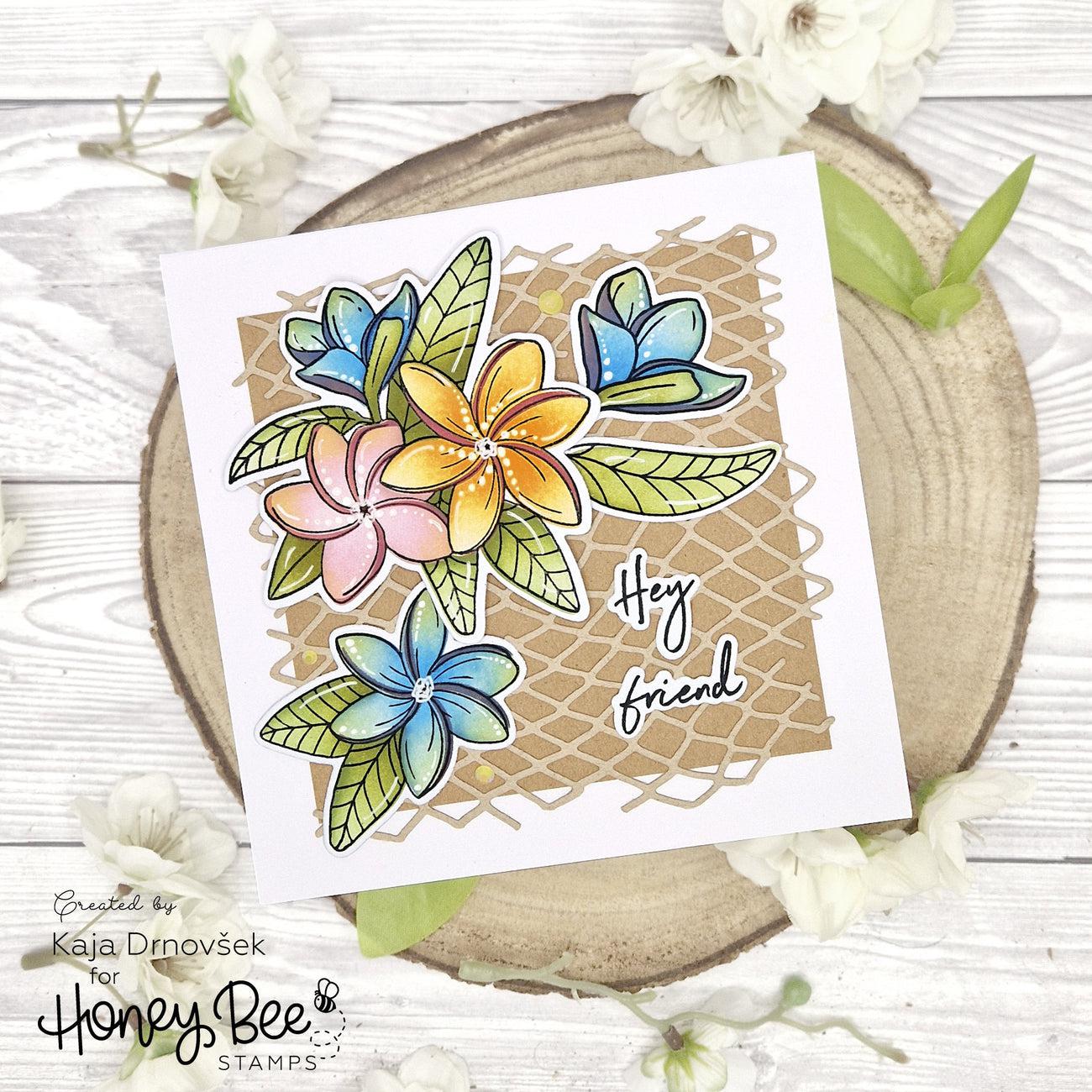 Honey Bee Stamps - Honey Cuts - Netting A2 Cover Plate-ScrapbookPal