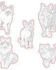 Honey Bee Stamps - Honey Cuts - Paws & Purrs-ScrapbookPal