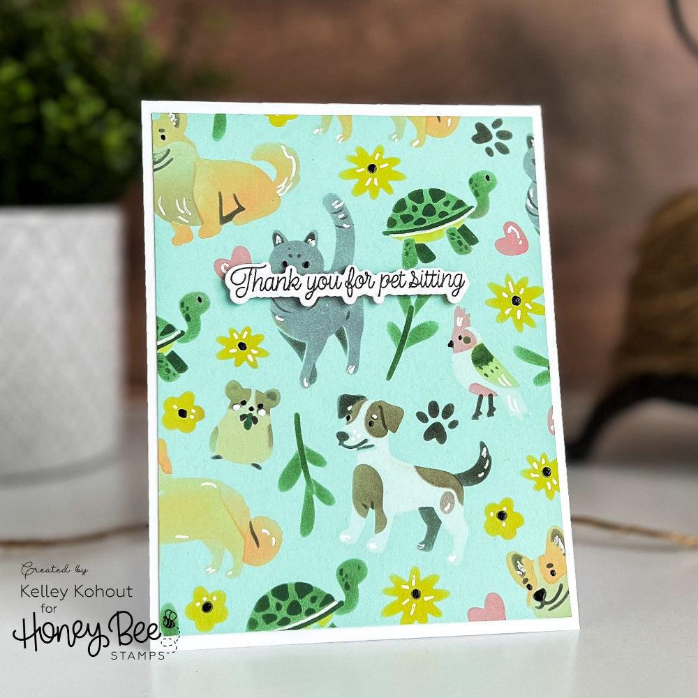 Honey Bee Stamps - Honey Cuts - Pet Friends-ScrapbookPal