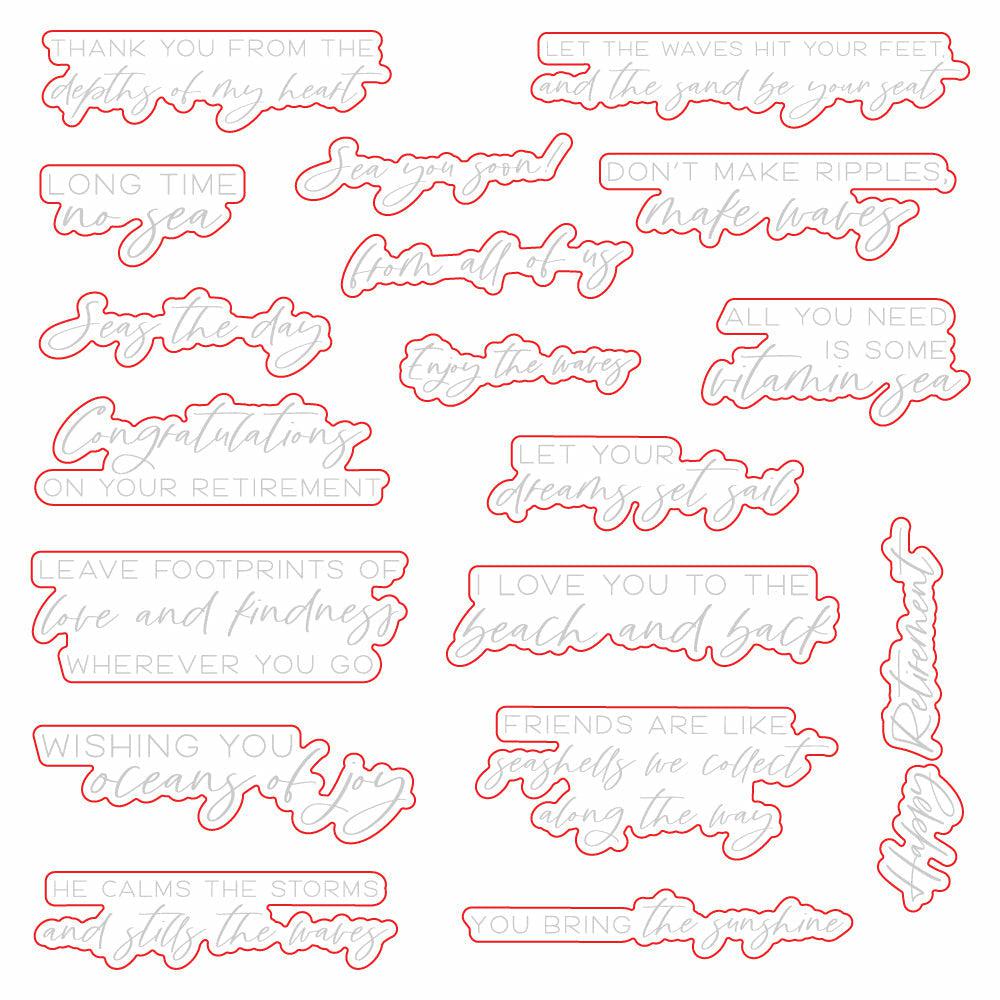 Honey Bee Stamps - Honey Cuts - Seas The Day-ScrapbookPal