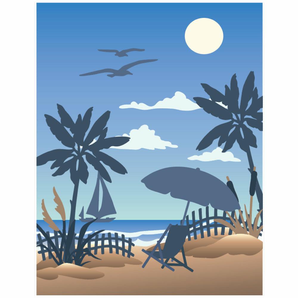 Honey Bee Stamps - Honey Cuts - Shoreline Scene Builder-ScrapbookPal