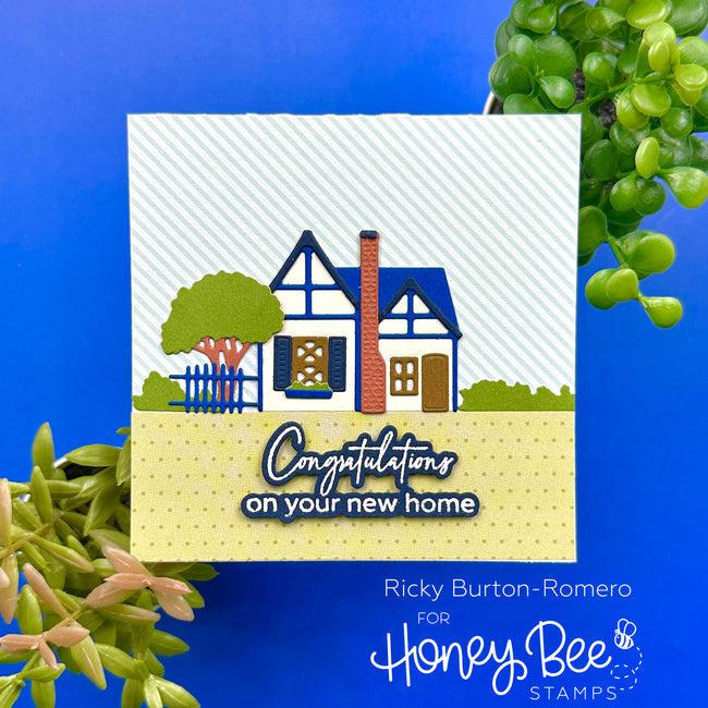 Honey Bee Stamps - Honey Cuts - Spring Cottage Village-ScrapbookPal