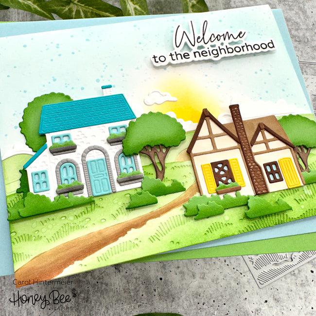 Honey Bee Stamps - Honey Cuts - Spring Cottage Village-ScrapbookPal