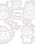 Honey Bee Stamps - Honey Cuts - Sweet Season Mugs-ScrapbookPal