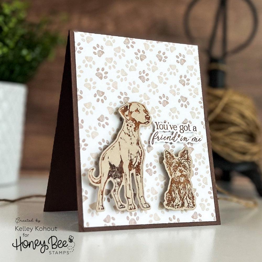Honey Bee Stamps - Cling Stamps - Tail Waggers-ScrapbookPal