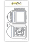 Honey Bee Stamps - Honey Cuts - Vintage Mailbox A2 Card Base-ScrapbookPal
