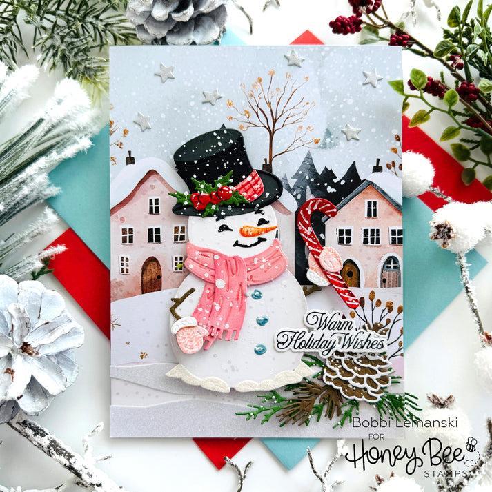 Honey Bee Stamps - Honey Cuts - Warm Holiday Wishes-ScrapbookPal