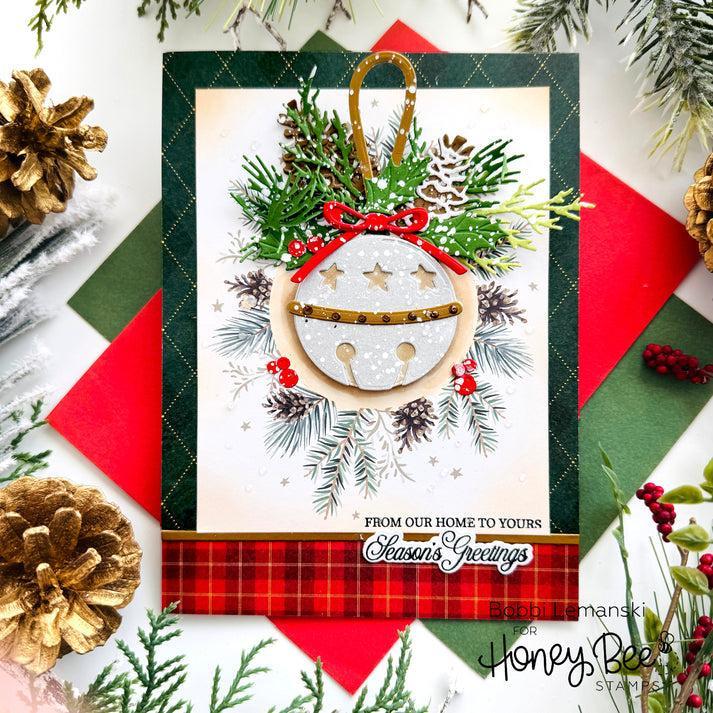 Honey Bee Stamps - Honey Cuts - Warm Holiday Wishes-ScrapbookPal