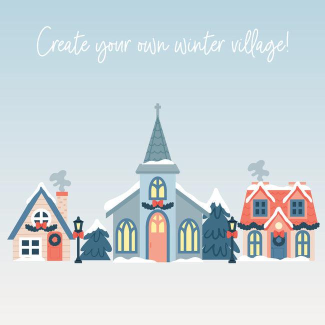 Honey Bee Stamps - Honey Cuts - Winter Village-ScrapbookPal